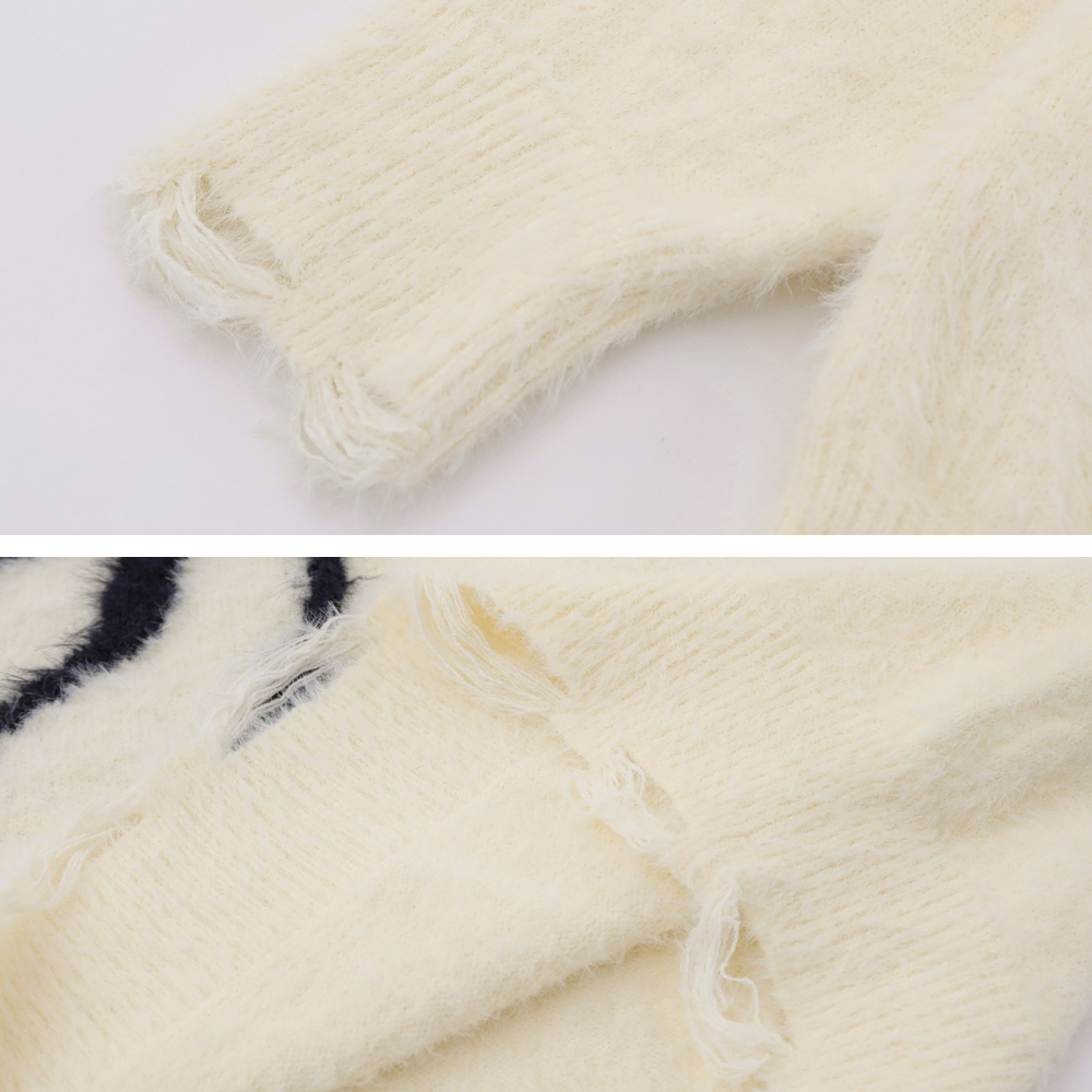 OOC' Hip Hop Pentagram Spider Sweater