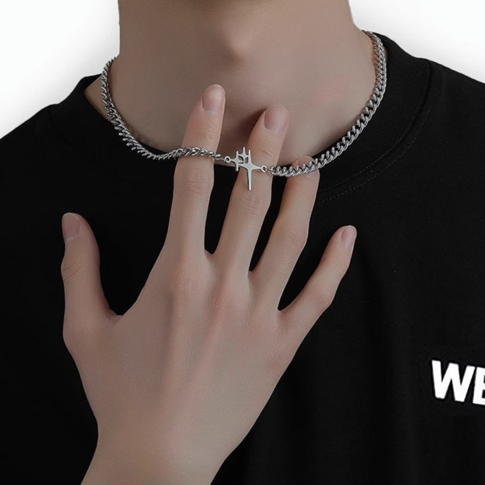 Cross Star Necklace