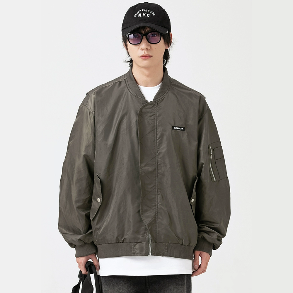 Vintage Loose Varsity Jacket