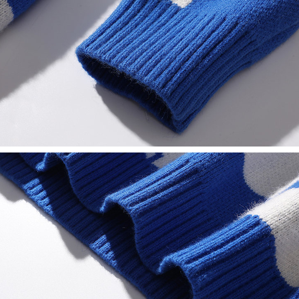 Checkerboard Bear Sweater