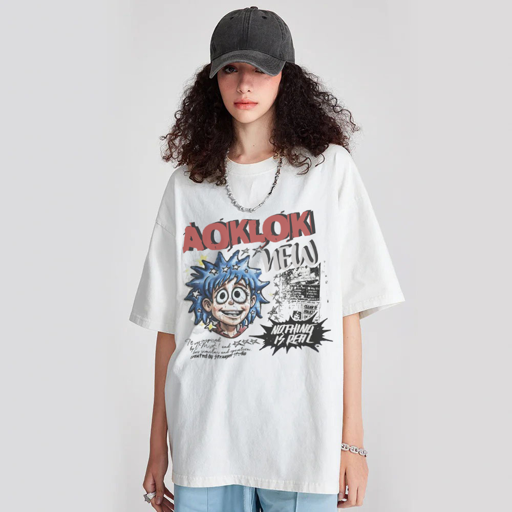 ⚡AG  Original Street Anime Style  Star Boy T-Shirt