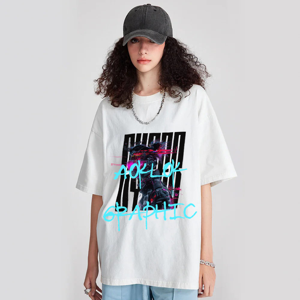 ⚡AG  Black Cyber Crime T-Shirt