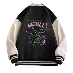 AG Pink Star Baseball Jacket