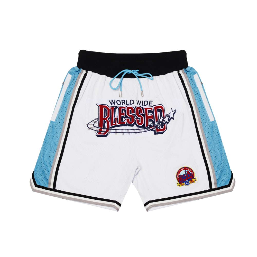 Street Print Mesh Basketball Shorts