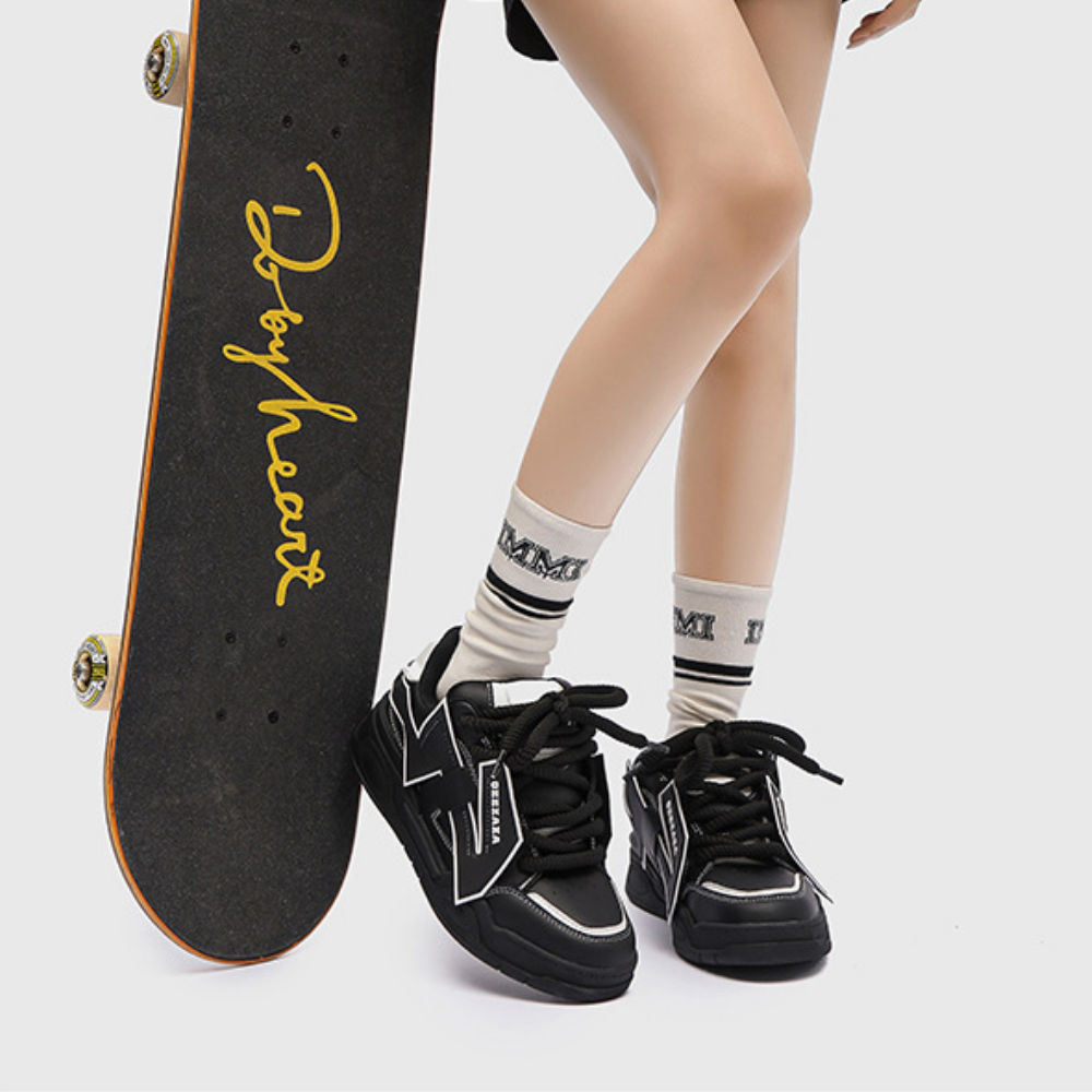 Cool Lightning Patch Sneaker