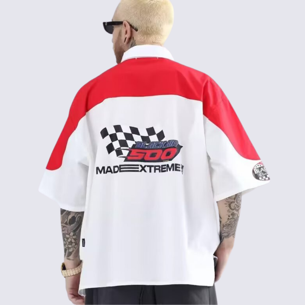 Vintage Embroidered Biker Shirt