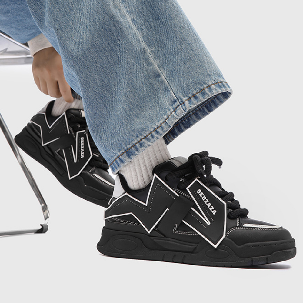 Cool Lightning Patch Sneaker