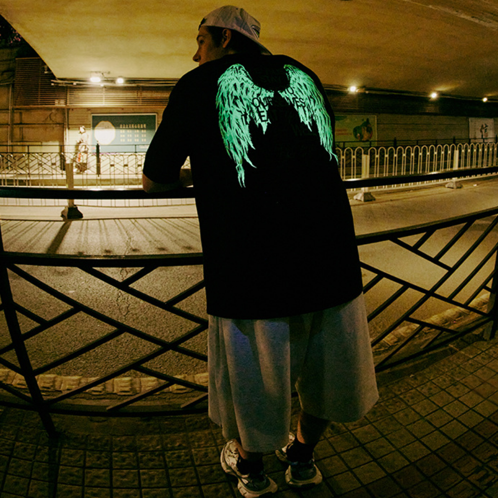 High Street Fluorescent Wings T-shirt
