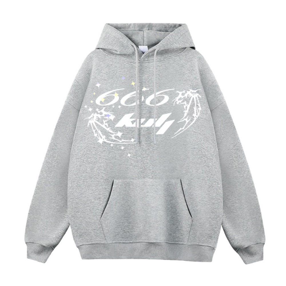 6Kull | Solid Skeleton Hoodie