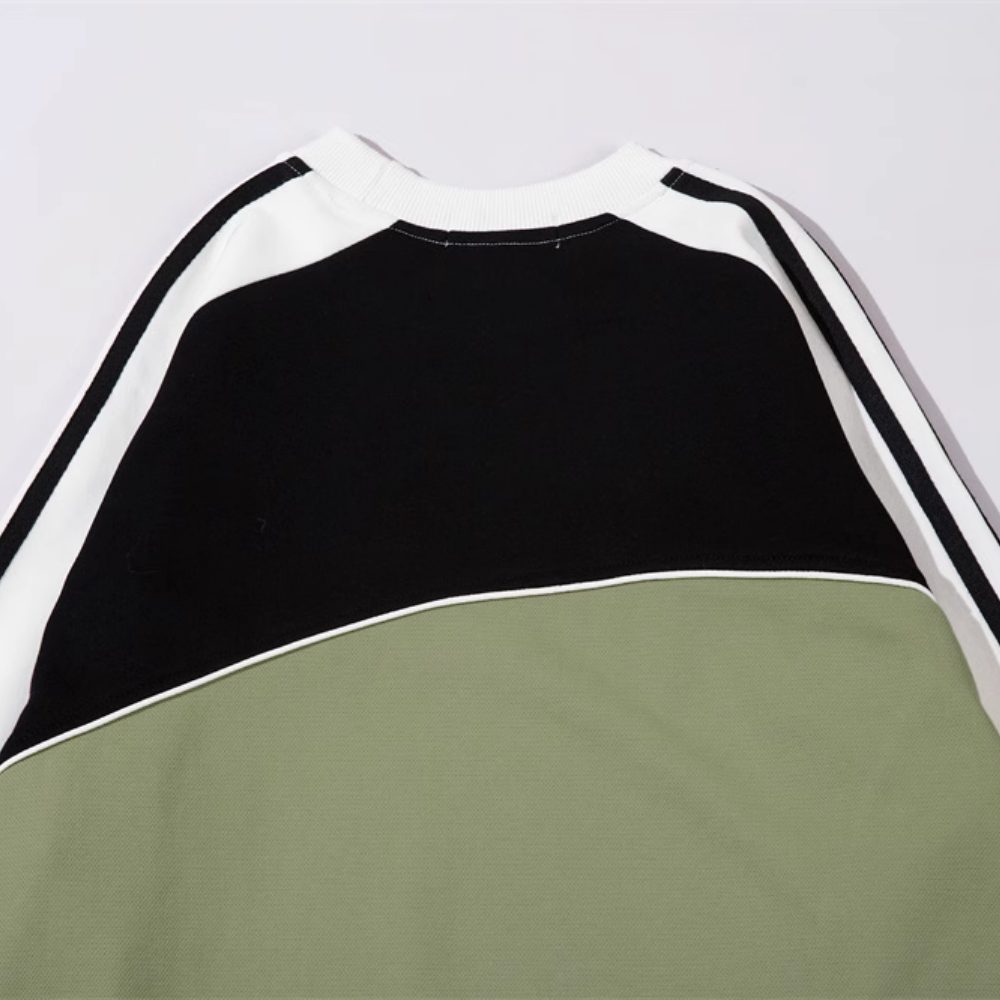 Irregular Color Block Sweatshirt