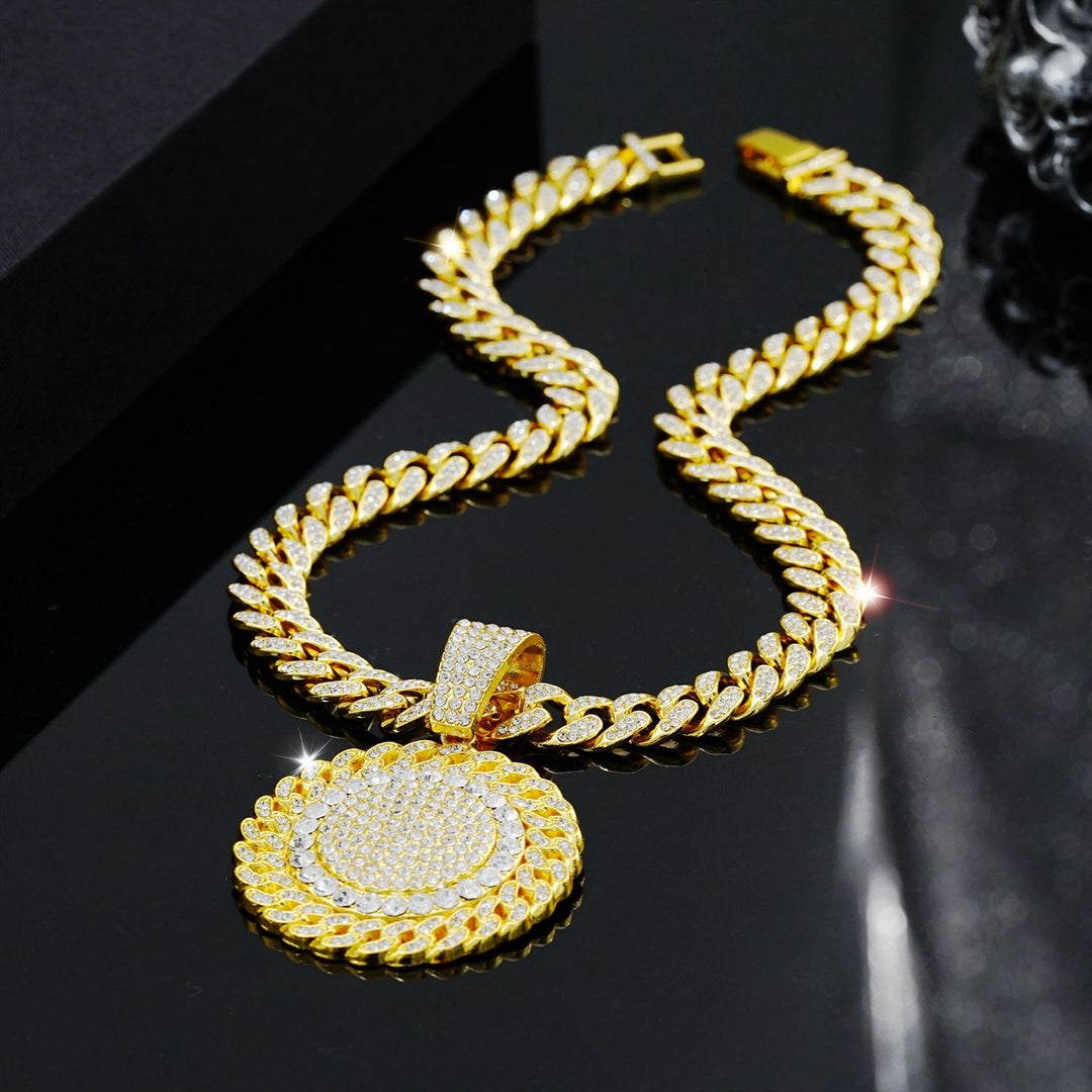 LoopStone Diamond-Cut Gold Necklace