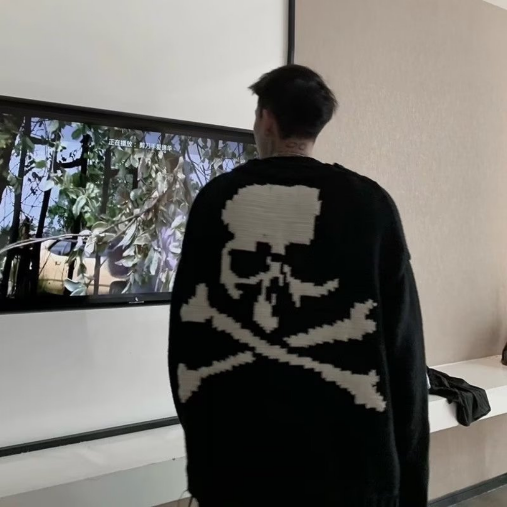 High Street Death Skull Sweater