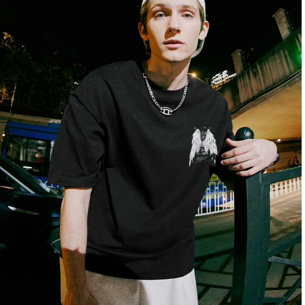 High Street Fluorescent Wings T-shirt