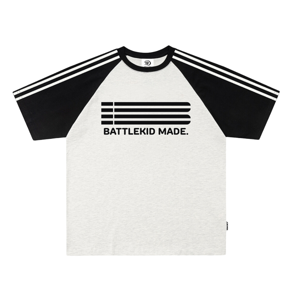 American Couple Contrast Embroidered T-shirt