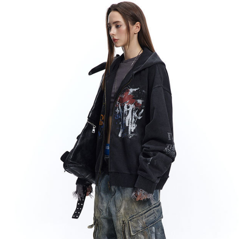 【MADE EXTREME】Hip-Hop Brand Graffiti Hoodie