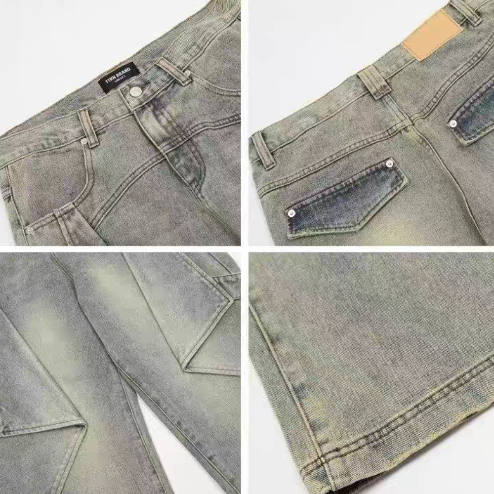 Cleanfit Irregular Jeans