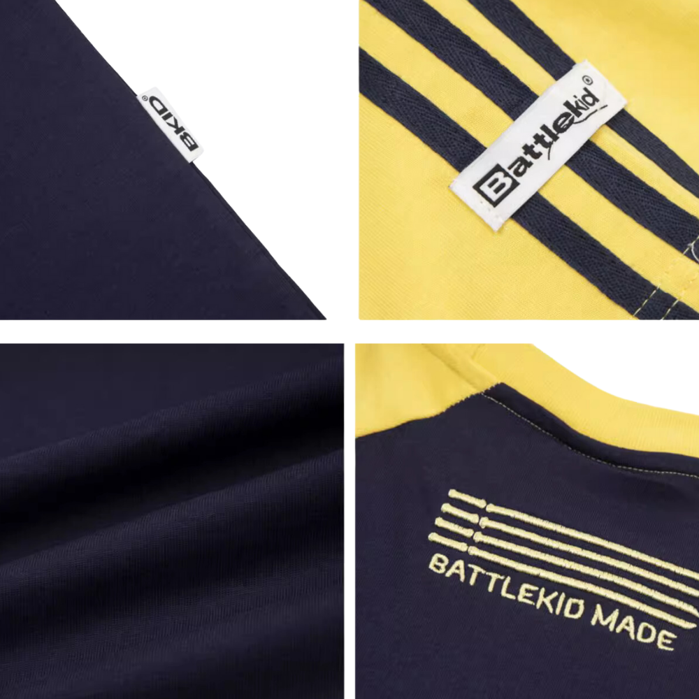 American Couple Contrast Embroidered T-shirt