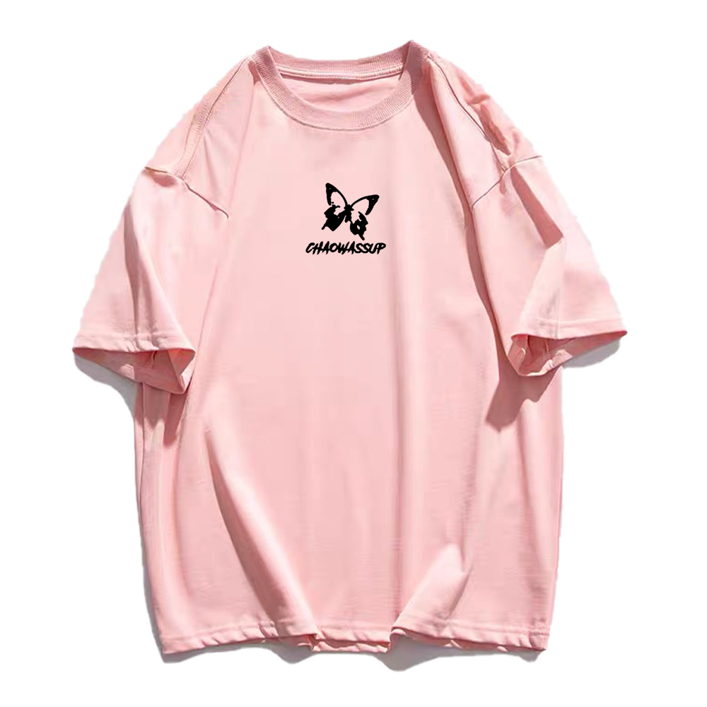 Simple Versatile Butterfly Couple T-shirt