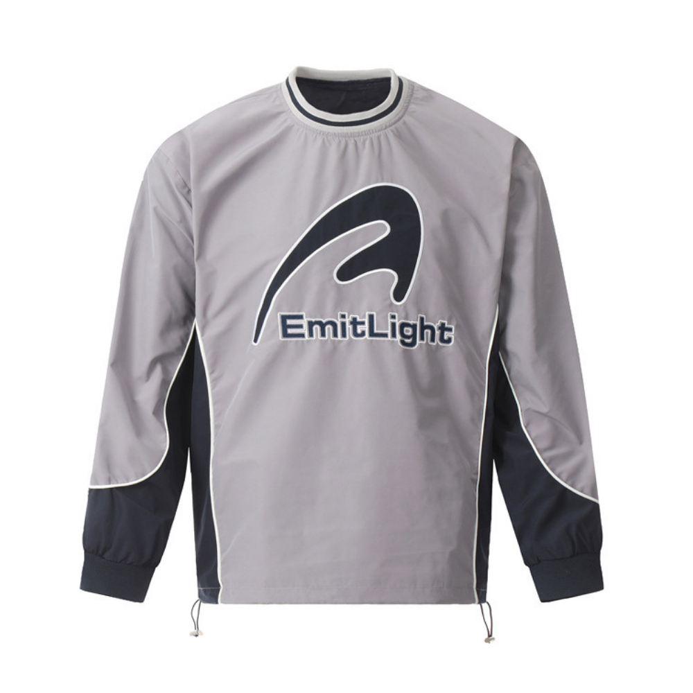 Hip-Hop Motorcycle Patchwork Sweatshirt