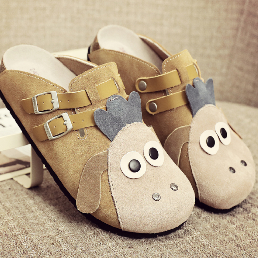 Cute Cartoon Baotou Bolken Shoes