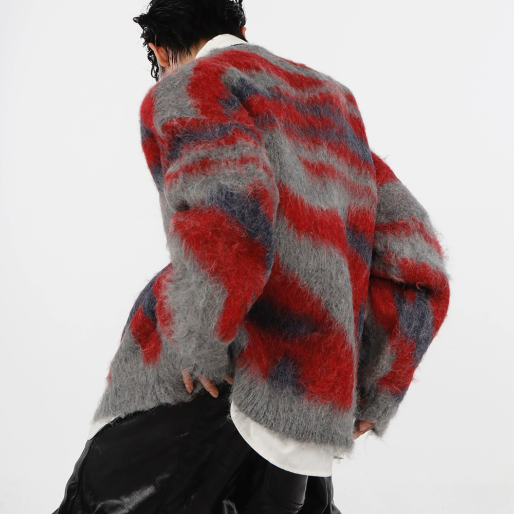 Retro Soft And Waxy Mohair Sweater