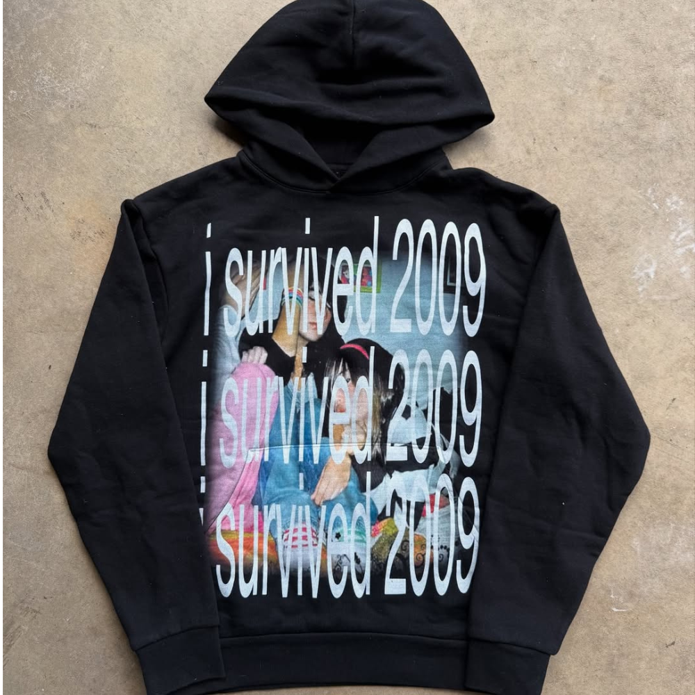 Unseen Echoes “I Survived 2009” Graphic Hoodie