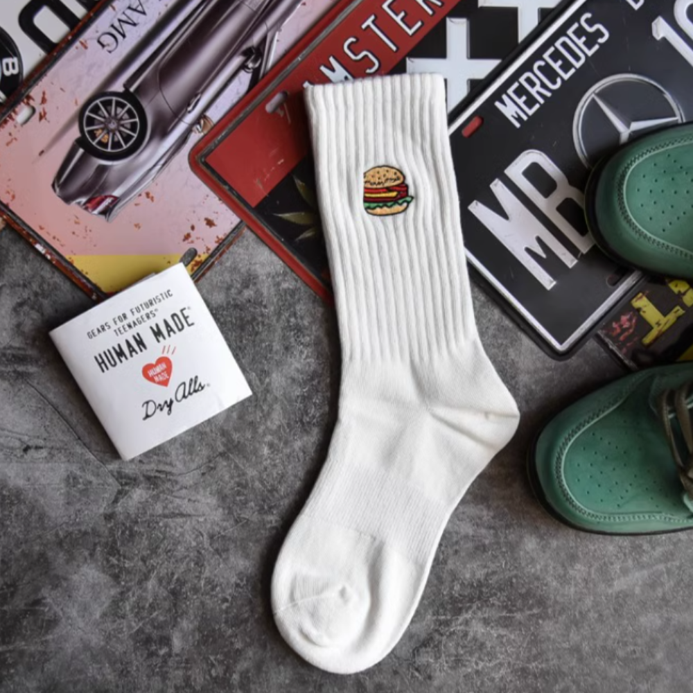 Hamburg Embroidered Socks