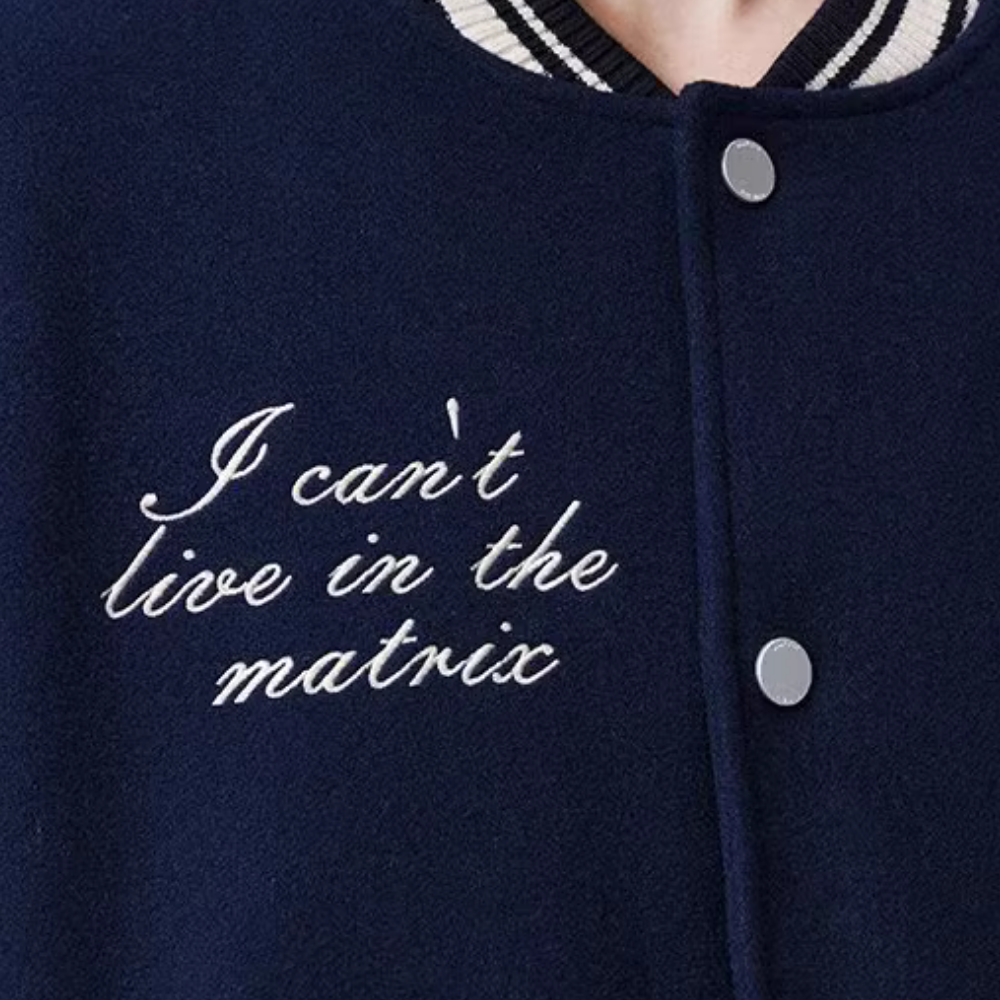 B Letter Versity Jacket