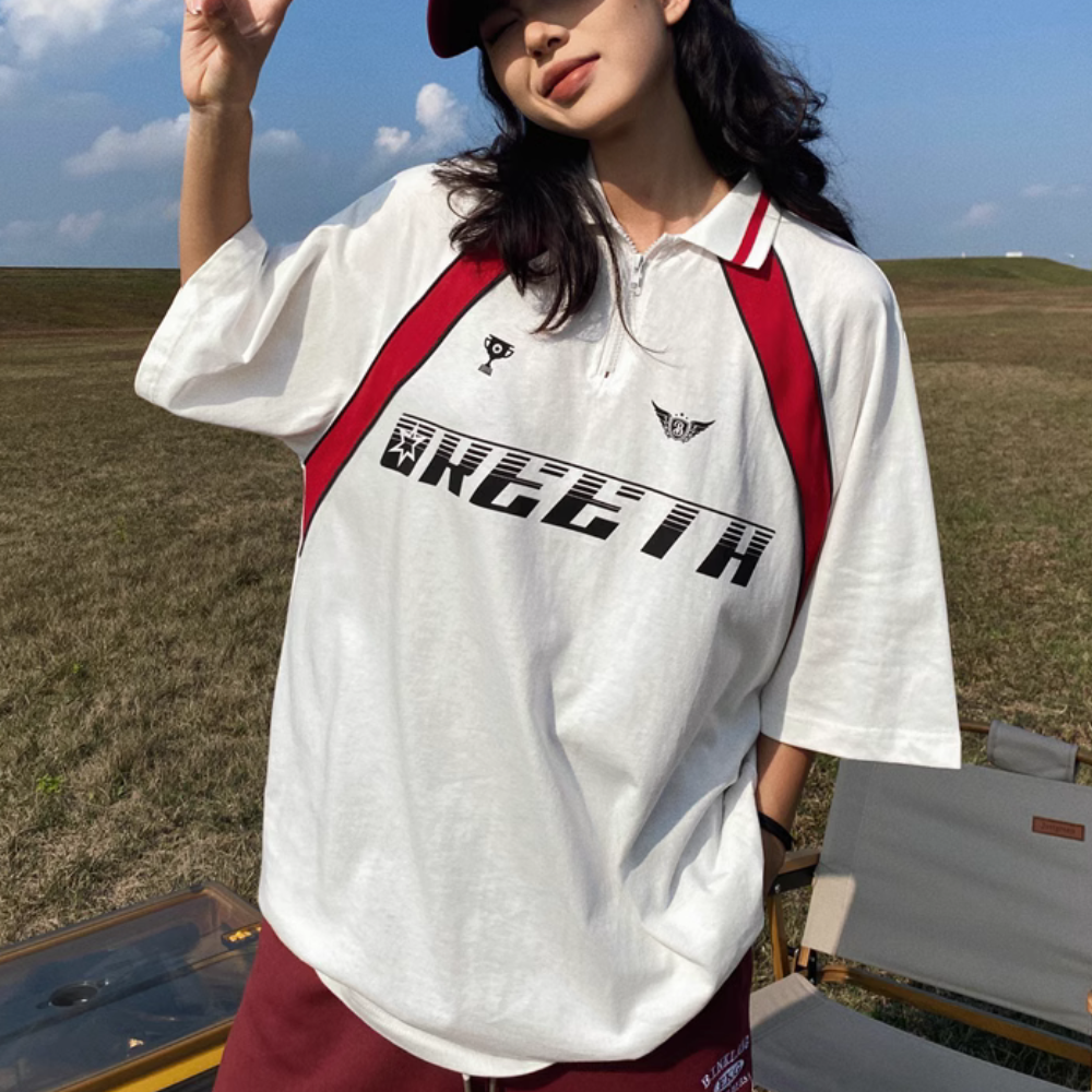 American Patchwork Polo Shirt