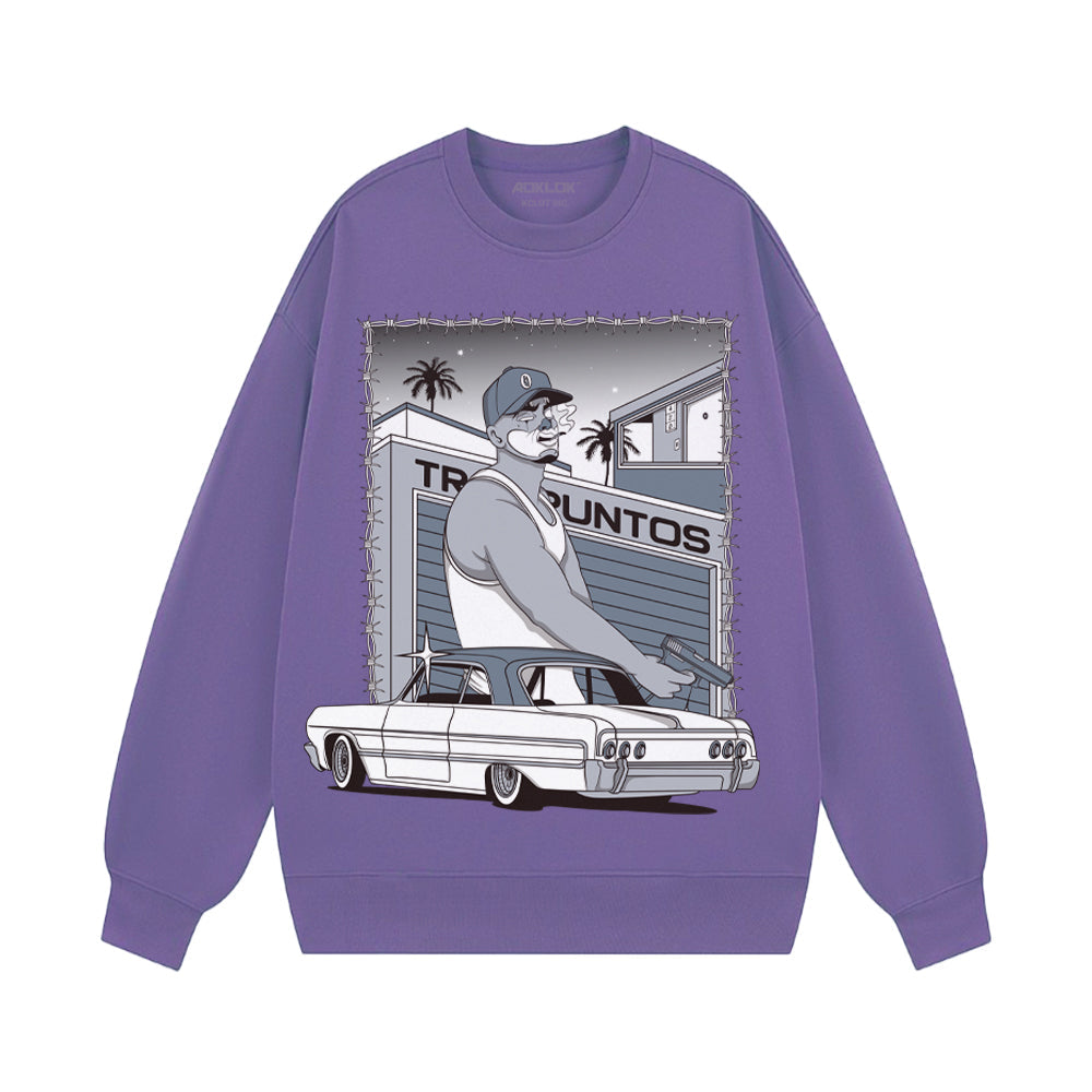 ROB P/N High Street Co-branded American Style Sweatshirt