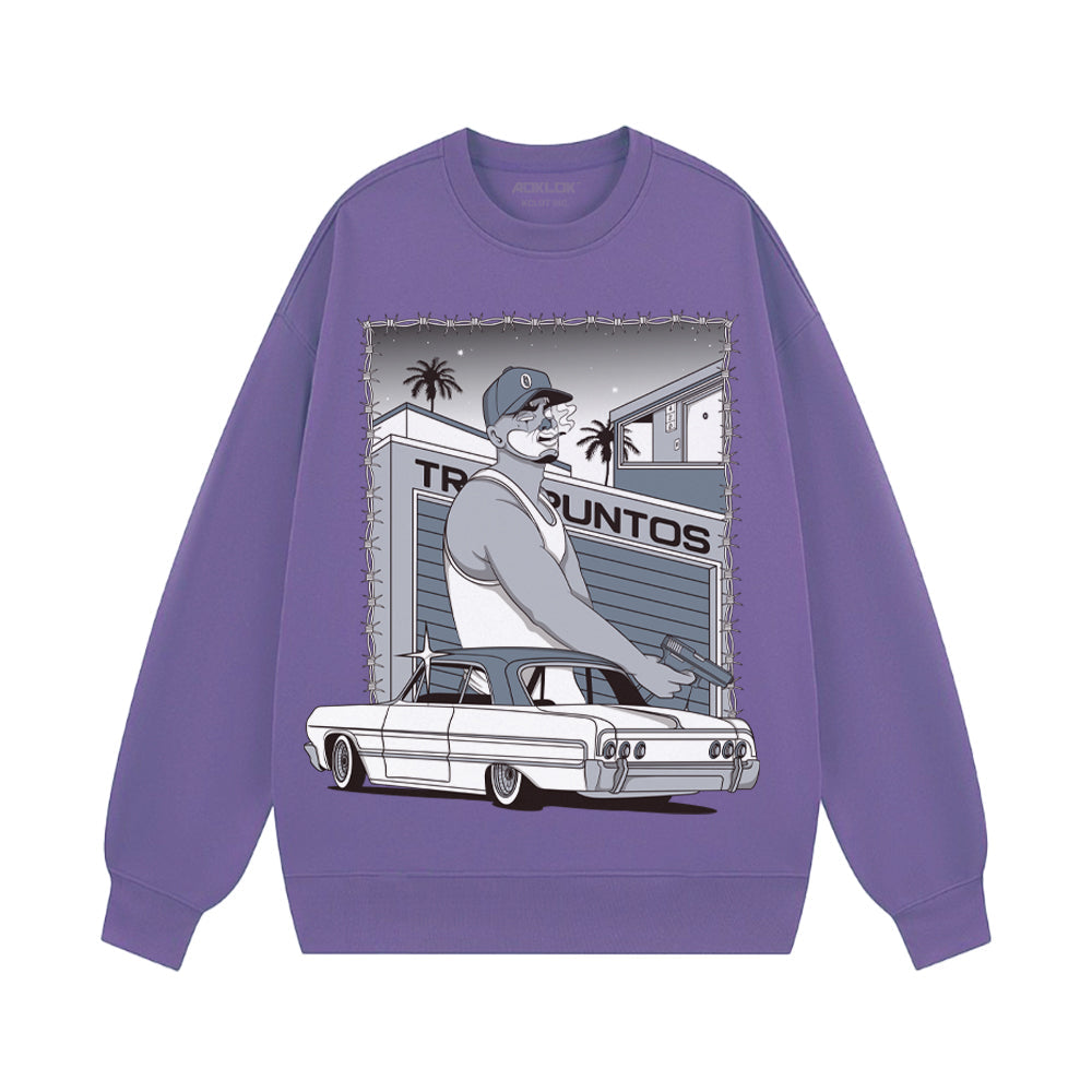 ROB P/N High Street Co-branded American Style Sweatshirt