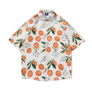 American Summer Orange Shirt