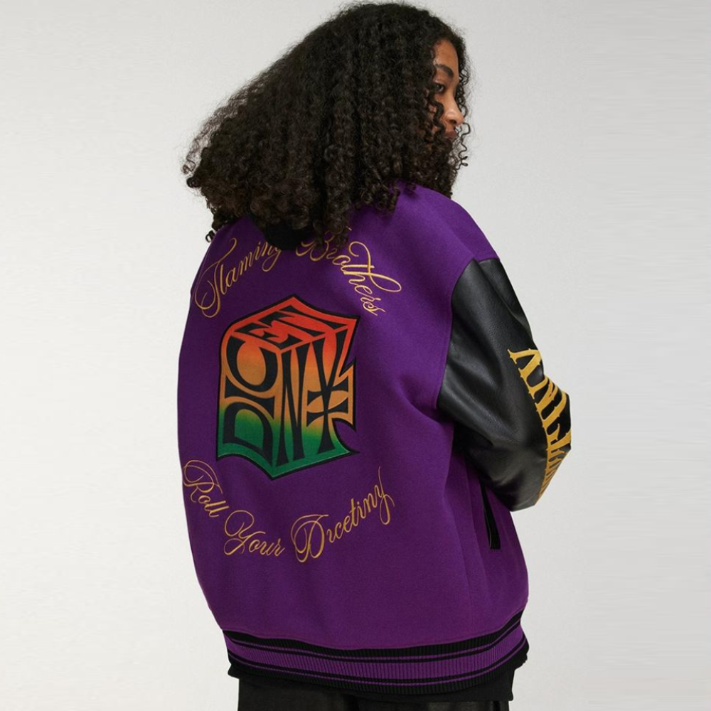 Fate's Roll Gradient Embroidered Jacket