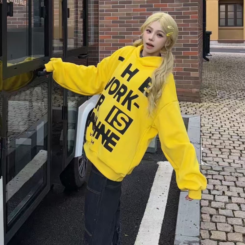 CLASSIC LETTER HOODIE