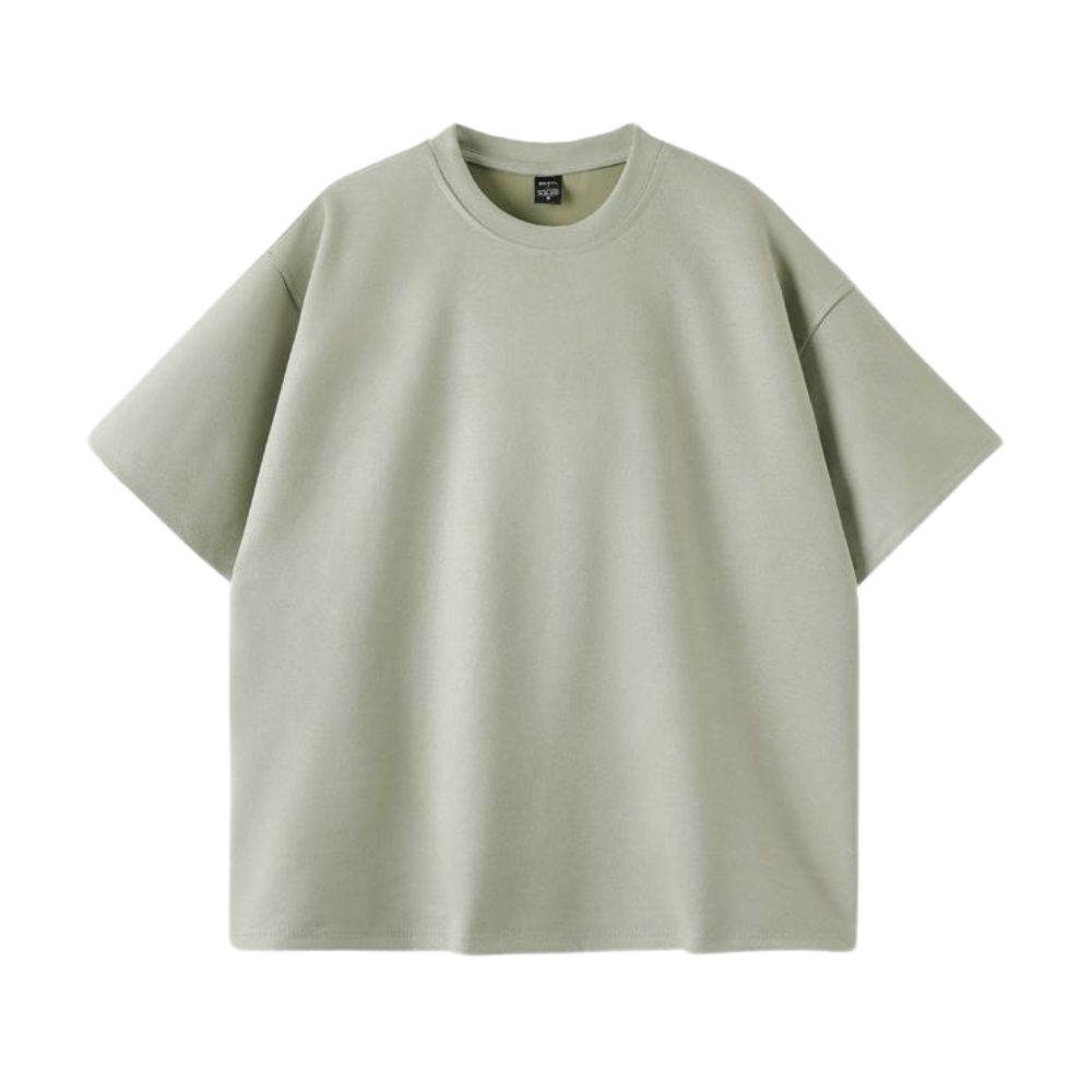 Heavy Solid Suede T-Shirt