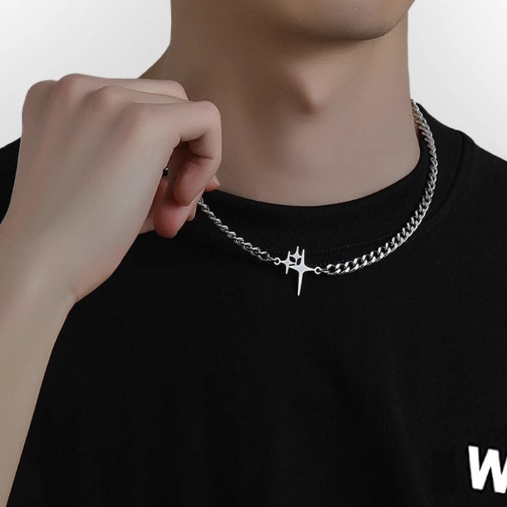 Cross Star Necklace