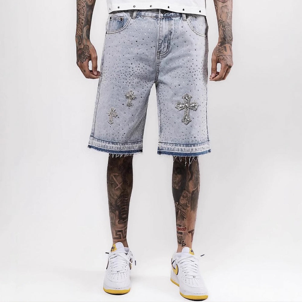 Baggout Jeans Croc Heart Diamond