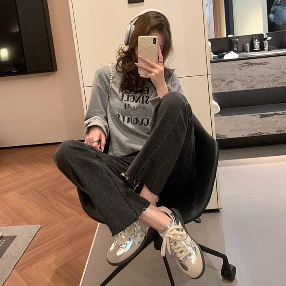 Women's Street Lace Spliced Casual Shoes