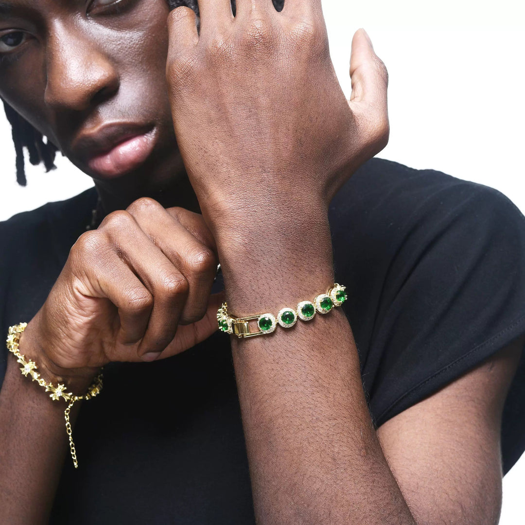 LoopStone Royal Emerald Elegance Bracelet