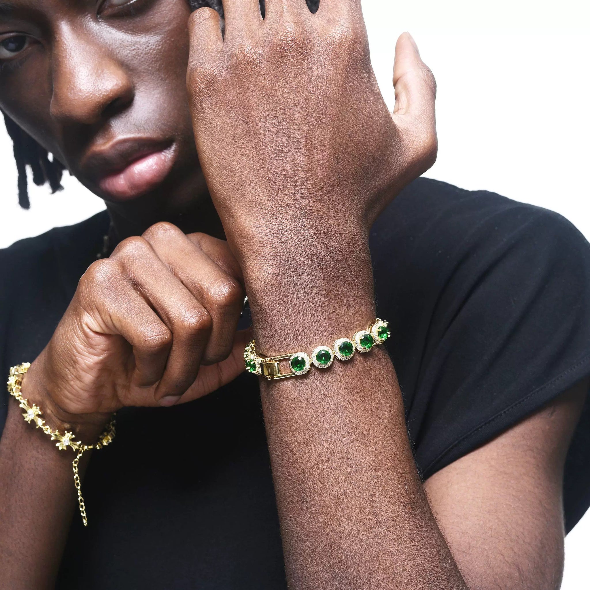 LoopStone Royal Emerald Elegance Bracelet