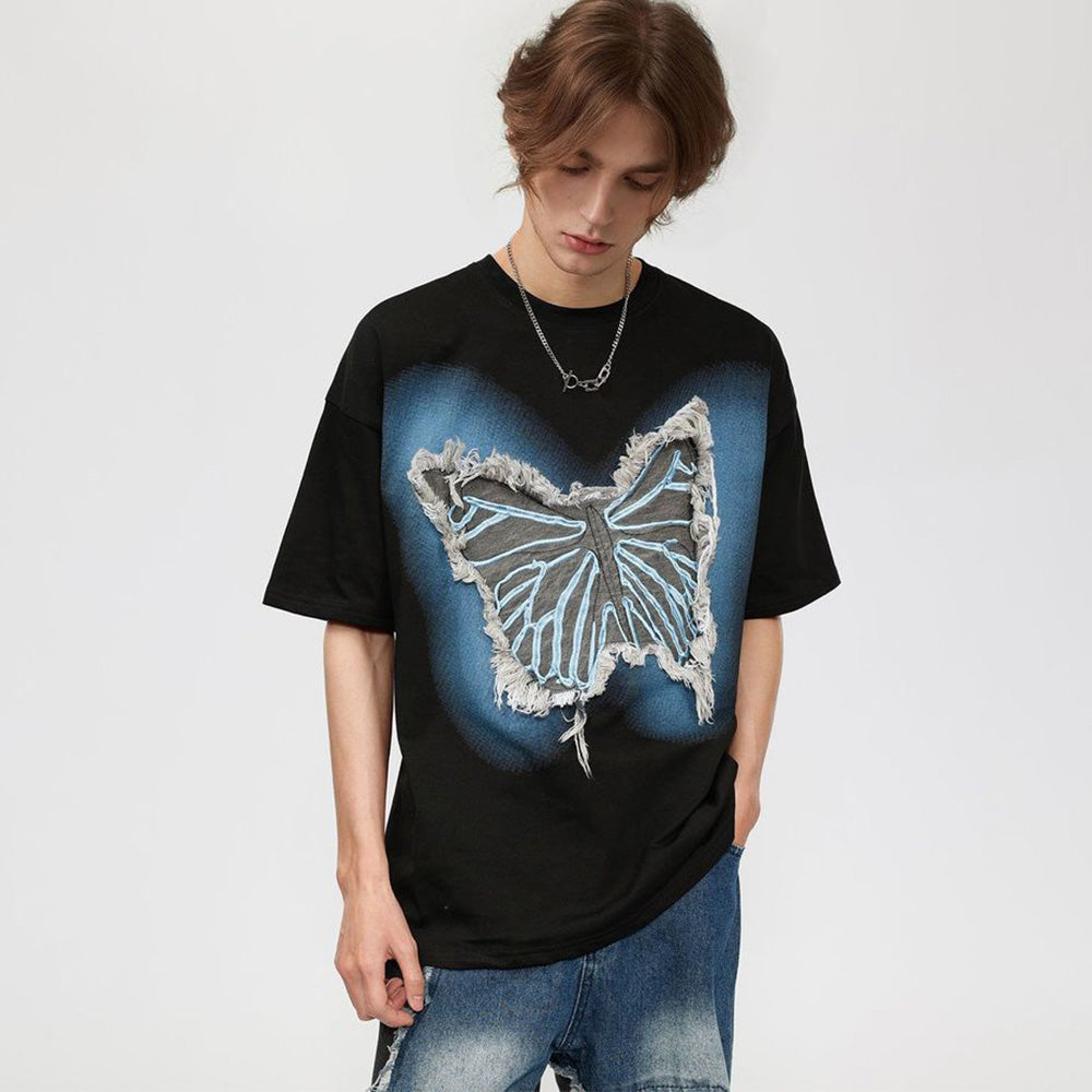 High Street Butterfly Patch T-Shirt