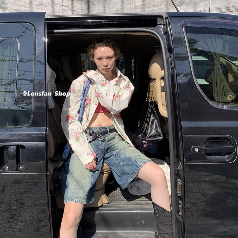 Women's Gradient Washed Jorts