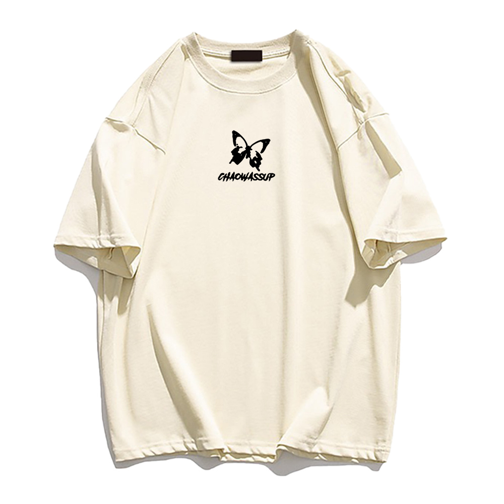 Simple Versatile Butterfly Couple T-shirt