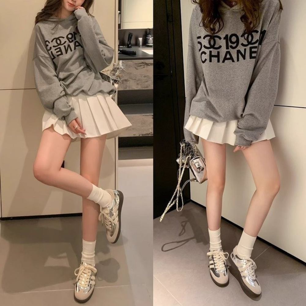 Women's Street Lace Spliced Casual Shoes