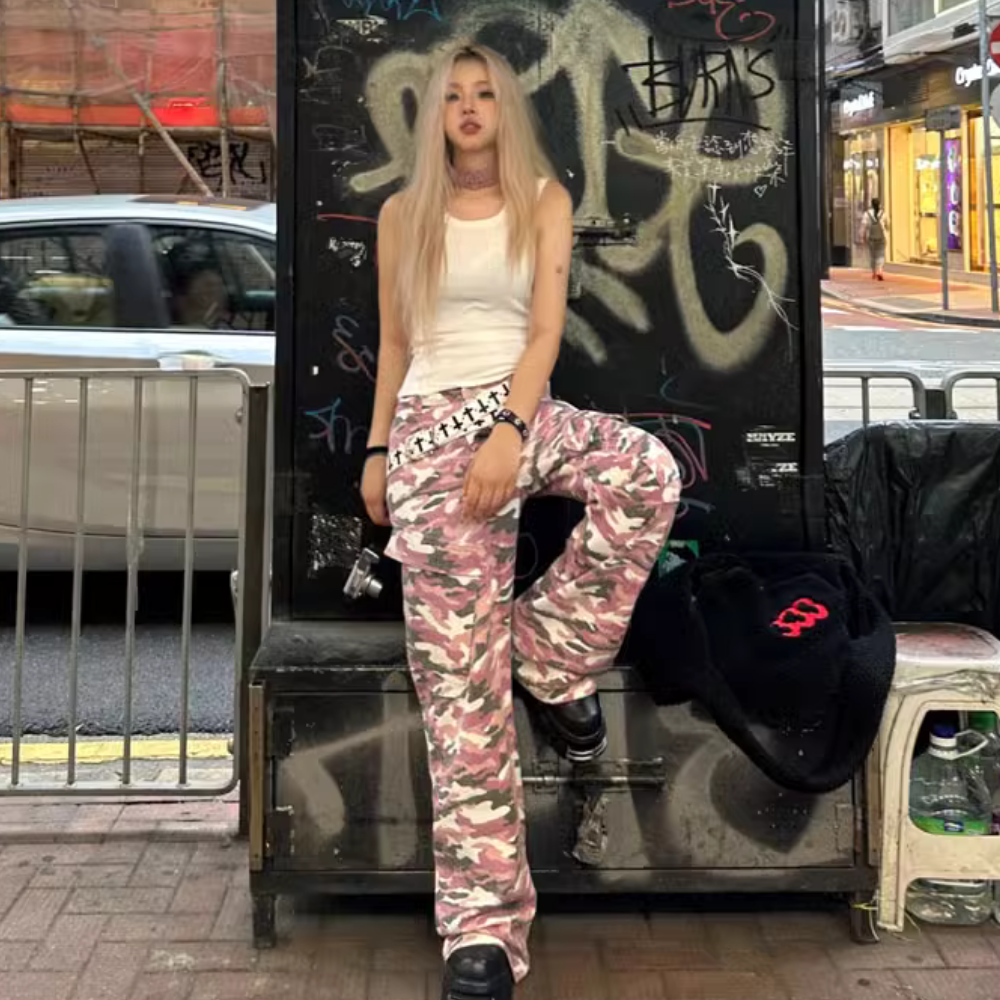 DF |Y2K Camo Pocket Jeans