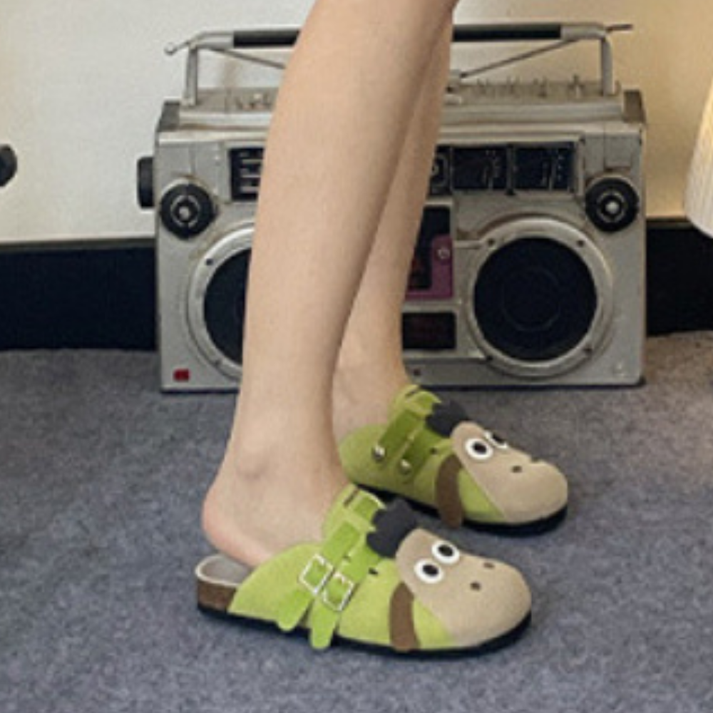 Cute Cartoon Baotou Bolken Shoes