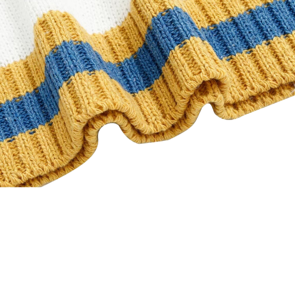 Embroidered Lettering Contrast Vest