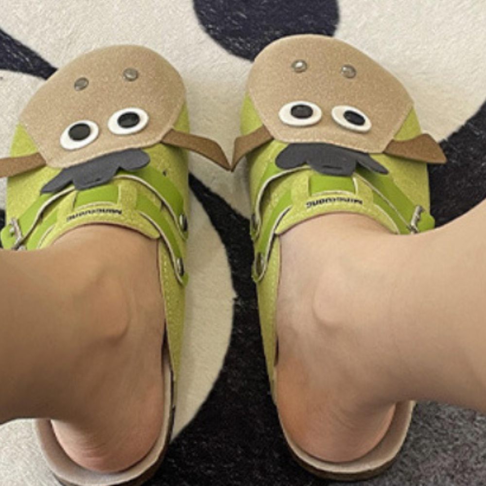 Cute Cartoon Baotou Bolken Shoes