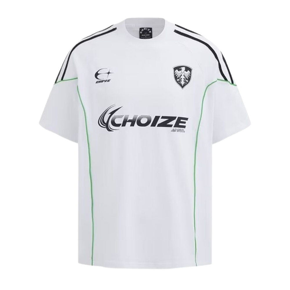 Street Racing Stripe Suede T-Shirt