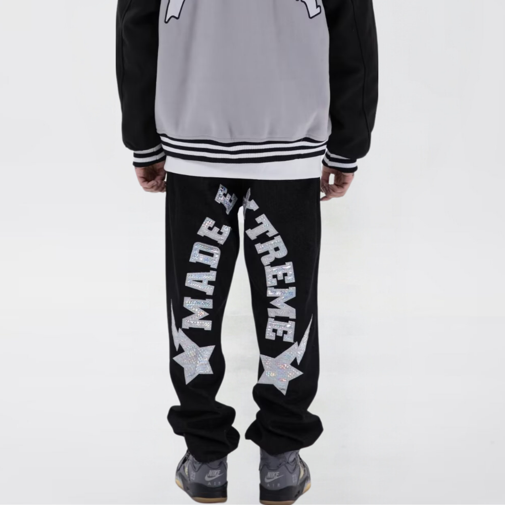 DF| Hip Hop Star Patches Jeans